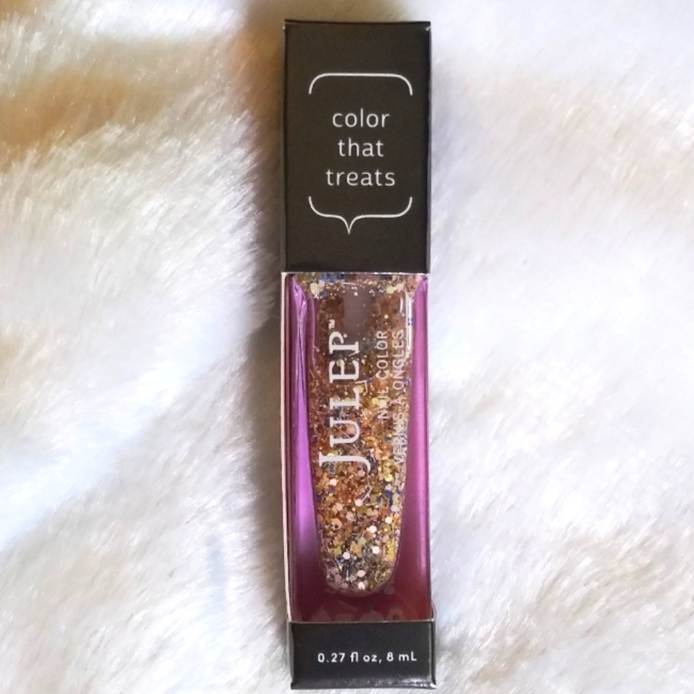 Julep Confetti Cream Blue Green Nails